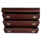 MBR - Vintage Two-Piece Armoire Cabinet with Extendable TV Tray and Electrical Connection