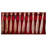 P - Vintage 1847 Rogers Bros IS Flatware Set for 20 with Coordinating Serving Utensils in Two Storage Chests
