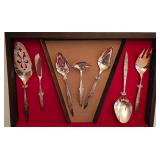 P - Vintage 1847 Rogers Bros IS Flatware Set for 20 with Coordinating Serving Utensils in Two Storage Chests
