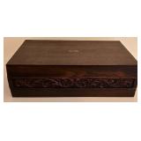 P - Vintage 1847 Rogers Bros IS Flatware Set for 20 with Coordinating Serving Utensils in Two Storage Chests