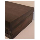 P - Vintage 1847 Rogers Bros IS Flatware Set for 20 with Coordinating Serving Utensils in Two Storage Chests