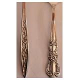 P - Vintage 1847 Rogers Bros IS Flatware Set for 20 with Coordinating Serving Utensils in Two Storage Chests