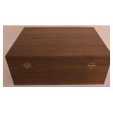 P - Vintage 1847 Rogers Bros IS Flatware Set for 20 with Coordinating Serving Utensils in Two Storage Chests