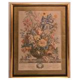 DR - Framed Botanical Art Print of June Flowers