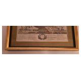 DR - Framed Botanical Art Print of June Flowers