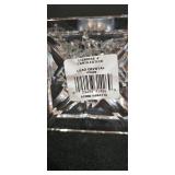 P - Lenox Table Lamp with Shade and Pair of Waterford Lismore 4 Inch Crystal Candle Holders