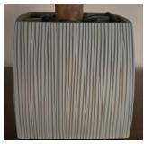 MBR - Pair of Faux Potted Plants 28" Tall with 5.5" Square Bases