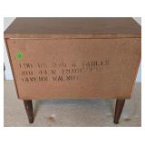 BR2 - Vintage Mid Century Modern Bassett Tavern Walnut Two-Drawer Bedside Table