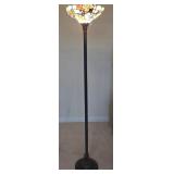 BR2 - Tiffany-Style Stained Glass Floor Lamp