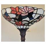 BR2 - Tiffany-Style Stained Glass Floor Lamp