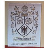 BR2 - Pair of Vintage Southwood Peach Wingback Chairs with Queen Anne Legs