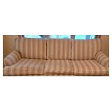 LL-BR4 - Vintage Stearns & Foster Striped Sleeper Sofa