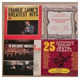 LL-BR4 - Collection of 17 Vintage Country Music Vinyl Albums