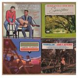 LL-BR4 - Collection of 17 Vintage Country Music Vinyl Albums