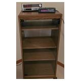 LL-BR4 - Entertainment Stand with JCPenney Radio Cassette Player and Sony Clock Radio