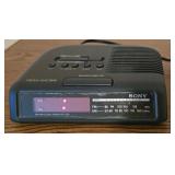 LL-BR4 - Entertainment Stand with JCPenney Radio Cassette Player and Sony Clock Radio