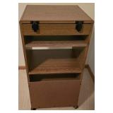 LL-BR4 - Entertainment Stand with JCPenney Radio Cassette Player and Sony Clock Radio