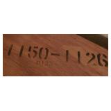 LL-BR4 - Vintage Wooden Nightstand with Drawer and Open Shelf