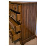 LL-BR3 - Vintage Wooden Chest of Drawers with Brass Pulls