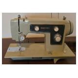 LL-BR3 - Vintage Sears Kenmore Sewing Machine in Table with 22 Inch Extension