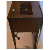 LL-BR3 - Vintage Sears Kenmore Sewing Machine in Table with 22 Inch Extension