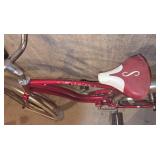 LL-G - Vintage Red Schwinn Bicycle with 56 Inch Frame