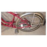 LL-G - Vintage Red Schwinn Bicycle with 56 Inch Frame