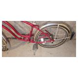 LL-G - Vintage Red Schwinn Bicycle with 56 Inch Frame