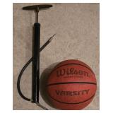 LL-G - Basketball, Pump, and Set of Vintage Adjustable Roller Skates