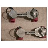 LL-G - Basketball, Pump, and Set of Vintage Adjustable Roller Skates