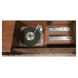 LL-G - Mid Century Modern Zenith High Fidelity Stereo Console with Vinyl Records