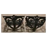 LL-G - Set of 2 Deck Rail Planters and 2 Hanging Metal Planters