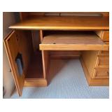 LL-FR - Hooker Furniture Two-Piece Desk with Hutch and Extendable Shelf
