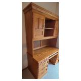 LL-FR - Hooker Furniture Two-Piece Desk with Hutch and Extendable Shelf