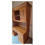 LL-FR - Hooker Furniture Two-Piece Desk with Hutch and Extendable Shelf