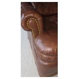 LL-FR - Vintage Hancock & Moore Fine Leather Armchair