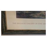 LL-FR - Claude Monet Framed Print Water-Lily Pond with Bridge