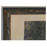 LL-FR - Claude Monet Framed Print Water-Lily Pond with Bridge