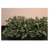 LL-FR - Pair of Faux Potted Plants, 15 Inch Tall Decorative Greenery