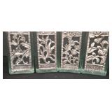 P - Decorative Oil and Vinegar Bottles with 14 Spice Jars