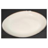 P - Royal Song Porcelain Serving Pieces Set with Platter, Bowl, Covered Sugar Bowl, Creamer