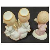 P - Collection of Dreamsicle and Jonathan & David Angel Figurines with Ornament