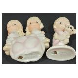 P - Collection of Dreamsicle and Jonathan & David Angel Figurines with Ornament