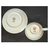P - Noritake 6107 Colburn China Set Service for 12 with Soup Bowls