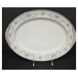 P - Noritake 6107 Colburn China Serving Set with Platter, Bowls, Gravy Boat, and Accessories