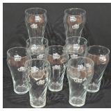 P - Set of 9 Diet Coke 6-Inch Glasses