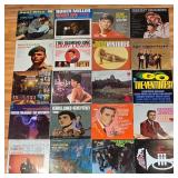 K - Collection of 20 Vintage Vinyl Record Albums Assorted Artists