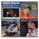 K - Collection of 20 Vintage Vinyl Record Albums Assorted Artists