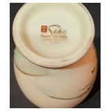 P - Japanese Decor Collection: Satsuma Vase, Folding Fan, and Address Book