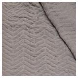 K - Taupe King Coverlet and Pair of Like New 18.5" Rooster Pillows